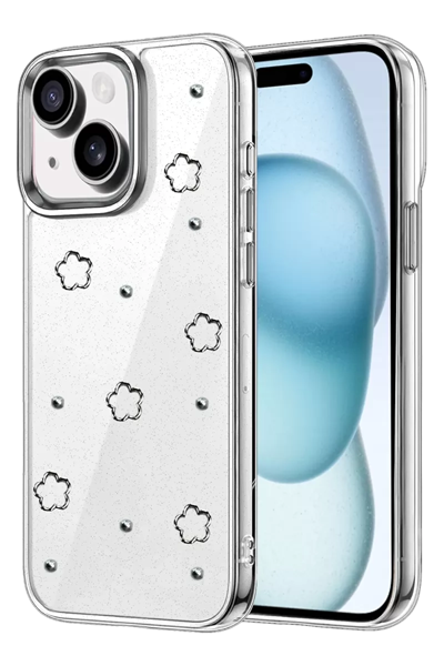 Apple iPhone 15 Fiyonk Desenli Kapak - Desen 2
