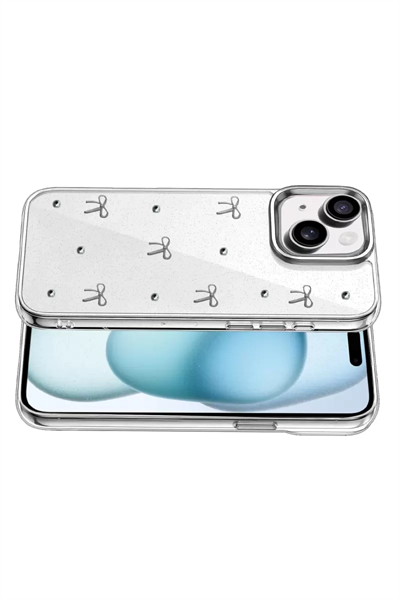 Apple iPhone 15 Fiyonk Desenli Kapak - Desen 5
