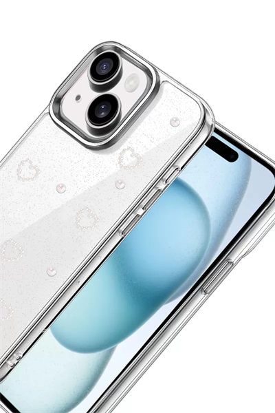 Apple iPhone 15 Fiyonk Desenli Kapak - Desen 10