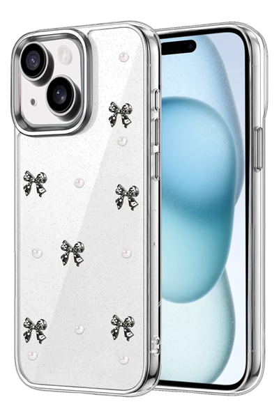 Apple iPhone 15 Fiyonk Desenli Kapak - Desen 8