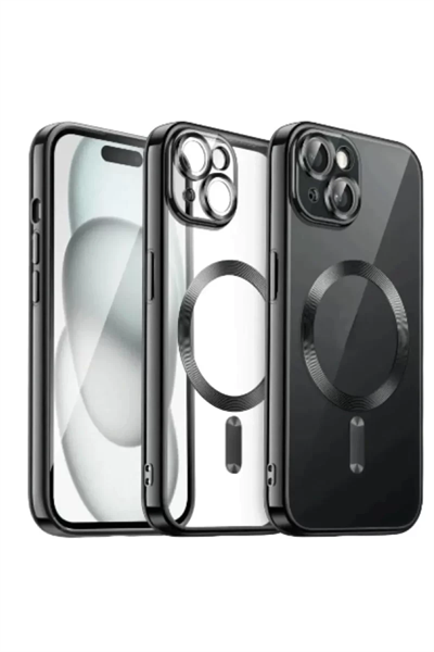 Apple iPhone 15 Kılıf Kross Magneticsafe Kapak - Siyah