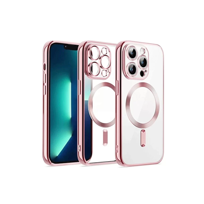 Apple iPhone 15 Kılıf Kross Magneticsafe Kapak - Pembe