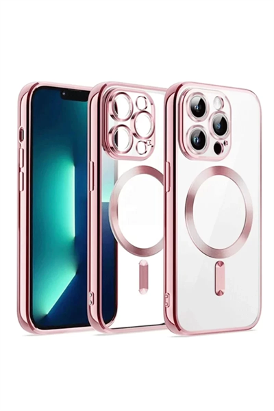 Apple iPhone 15 Kılıf Kross Magneticsafe Kapak - Pembe