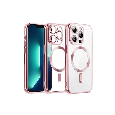 Apple iPhone 15 Kılıf Kross Magneticsafe Kapak - Pembe