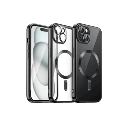 Apple iPhone 15 Kılıf Kross Magneticsafe Kapak - Siyah