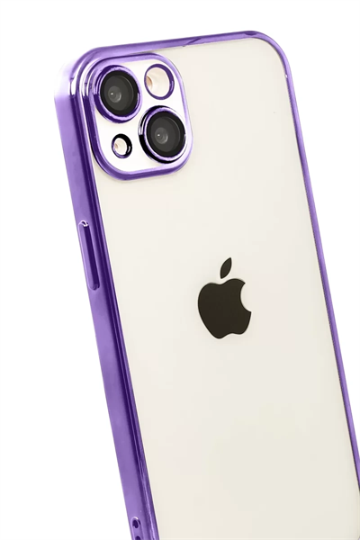 Apple iPhone 15 Lensli Silikon - Mor