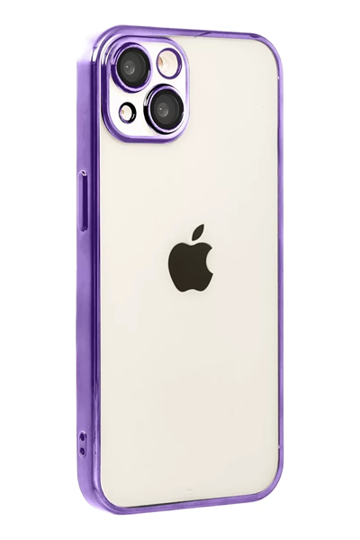 Apple iPhone 15 Lensli Silikon - Mor