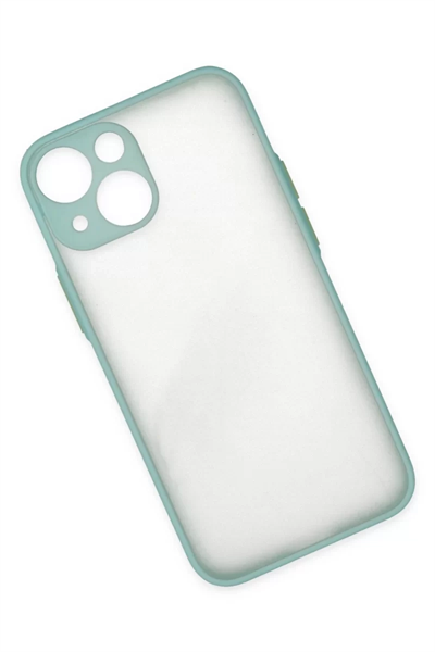 Apple iPhone 15 Plus Kılıf Montreal Silikon Kapak - Açık Yeşil
