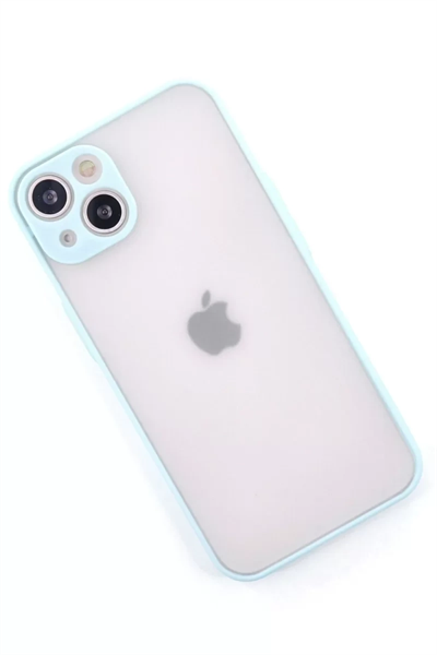 Apple iPhone 15 Plus Kılıf Montreal Silikon Kapak - Turkuaz
