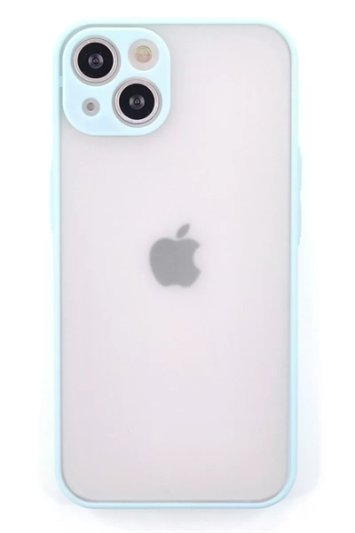 Apple iPhone 15 Plus Kılıf Montreal Silikon Kapak - Turkuaz
