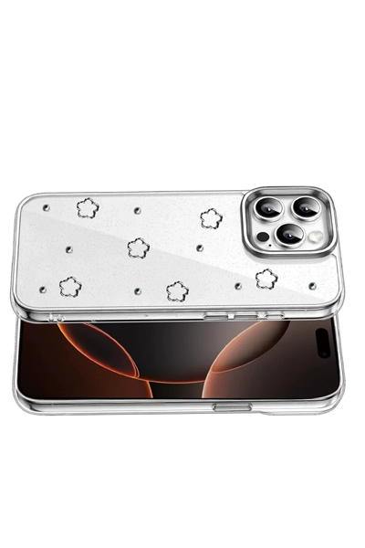 Apple iPhone 15 Pro Fiyonk Desenli Kapak - Desen 2