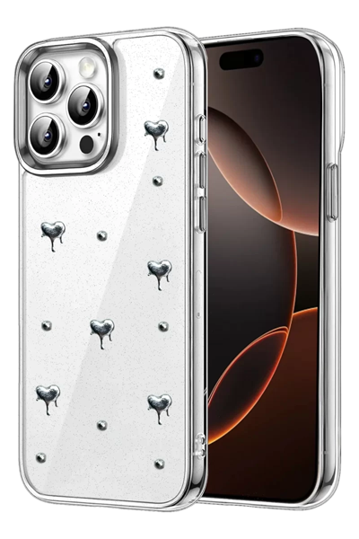 Apple iPhone 15 Pro Fiyonk Desenli Kapak - Desen 1