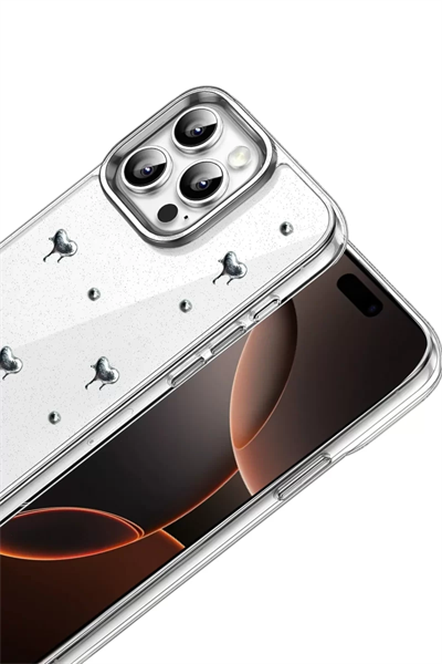 Apple iPhone 15 Pro Fiyonk Desenli Kapak - Desen 1