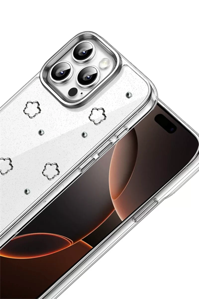 Apple iPhone 15 Pro Fiyonk Desenli Kapak - Desen 2