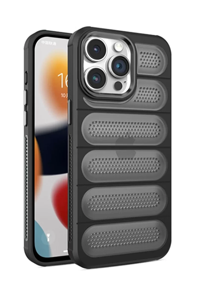 Apple iPhone 15 Pro Kılıf Airmax Silikon Kapak - Siyah