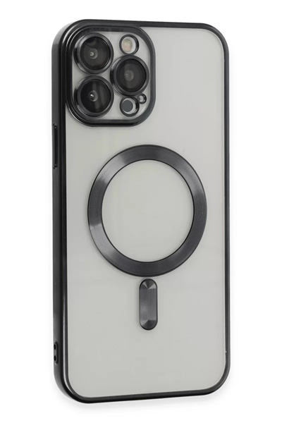 Apple iPhone 15 Pro Kılıf Kross Magneticsafe Kapak - Siyah