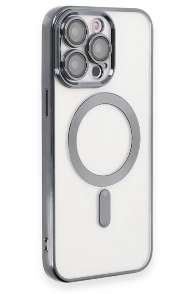 Apple iPhone 15 Pro Kılıf Kross Magneticsafe Kapak - Titan Gri