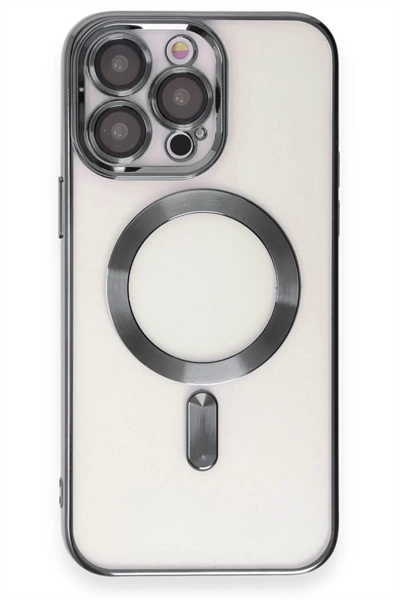 Apple iPhone 15 Pro Kılıf Kross Magneticsafe Kapak - Titan Gri