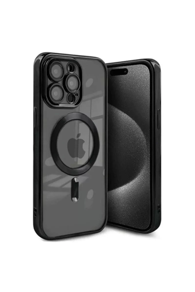 Apple iPhone 15 Pro Kılıf Kross Magneticsafe Kapak - Siyah