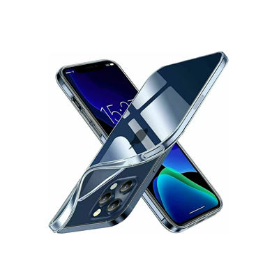 Apple iPhone 15 Pro Kılıf Lüx Şeffaf Silikon