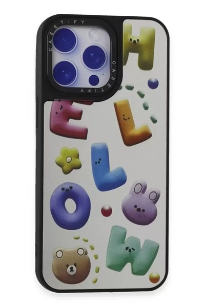 Apple iPhone 15 Pro Kılıf Mirror Desenli Kapak - Mirror - 15