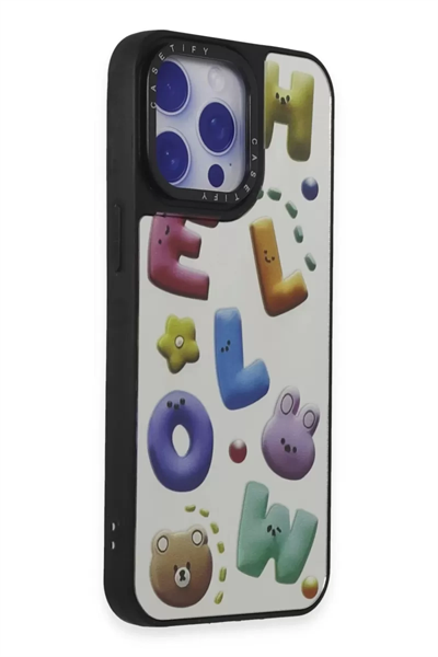 Apple iPhone 15 Pro Kılıf Mirror Desenli Kapak - Mirror - 15
