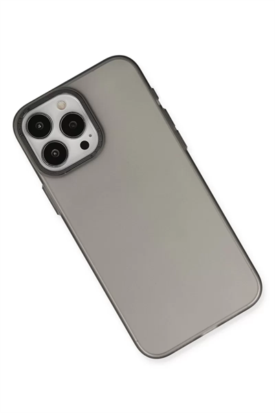 Apple iPhone 15 Pro Kılıf Modos Metal Kapak - Siyah