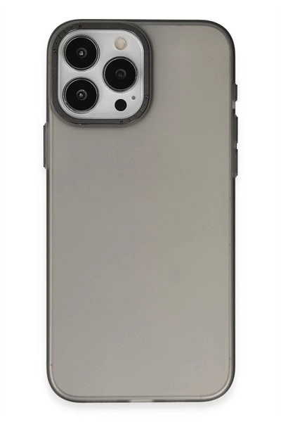 Apple iPhone 15 Pro Kılıf Modos Metal Kapak - Siyah