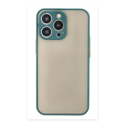 Apple iPhone 15 Pro Kılıf Montreal Silikon Kapak - Yeşil
