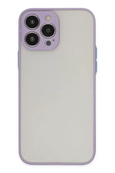 Apple iPhone 15 Pro Kılıf Montreal Silikon Kapak - Mor