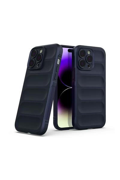 Apple iPhone 15 Pro Kılıf Optimum Silikon - Lacivert