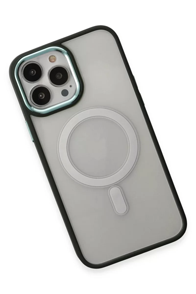 Apple iPhone 15 Pro Kılıf Room Magneticsafe Silikon - Köknar Yeşili
