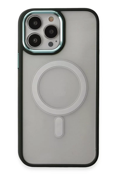 Apple iPhone 15 Pro Kılıf Room Magneticsafe Silikon - Köknar Yeşili