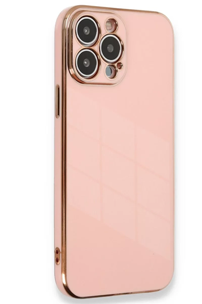 Apple iPhone 15 Pro Kılıf Volet Silikon - Pembe