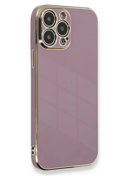 Apple iPhone 15 Pro Kılıf Volet Silikon - Mor