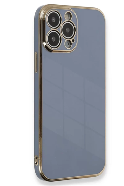 Apple iPhone 15 Pro Kılıf Volet Silikon - Mavi