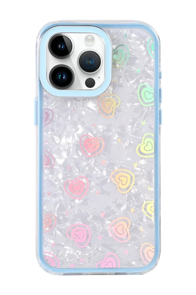 Apple iPhone 15 Pro Lumi Desenli Kapak - Mavi