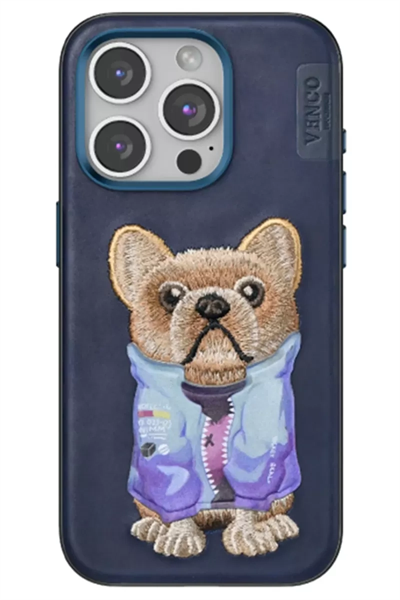 Apple iPhone 15 Pro Max Cute Desenli Kapak - Lacivert