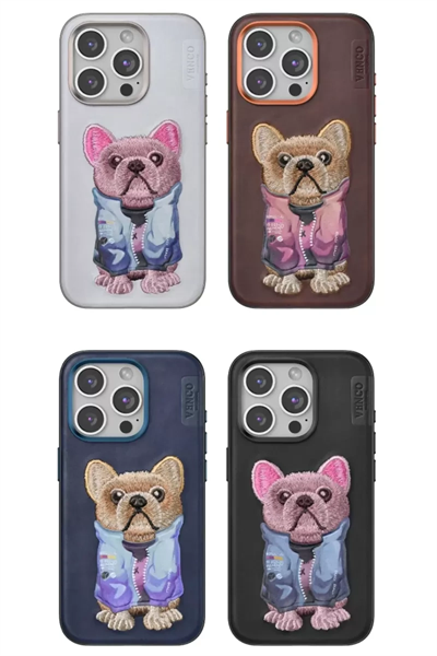 Apple iPhone 15 Pro Max Cute Desenli Kapak - Siyah