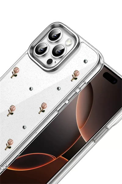 Apple iPhone 15 Pro Max Fiyonk Desenli Kapak - Desen 6