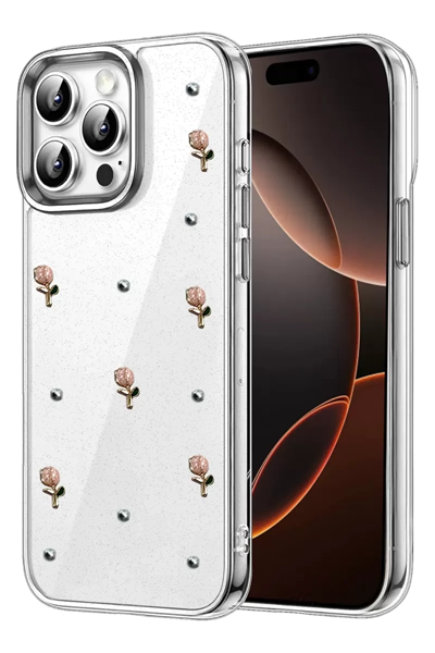 Apple iPhone 15 Pro Max Fiyonk Desenli Kapak - Desen 6
