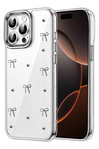 Apple iPhone 15 Pro Max Fiyonk Desenli Kapak - Desen 5