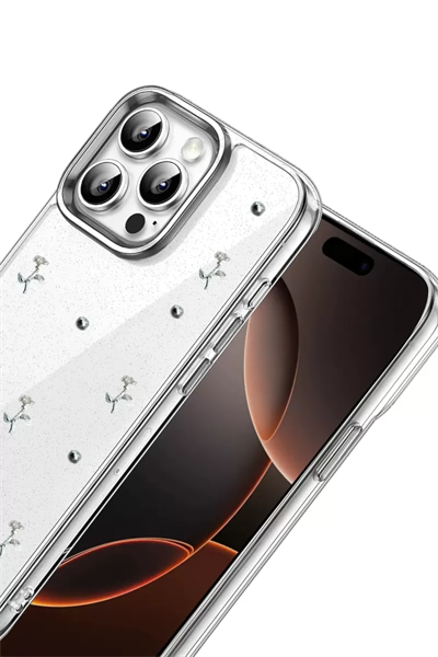 Apple iPhone 15 Pro Max Fiyonk Desenli Kapak - Desen 4