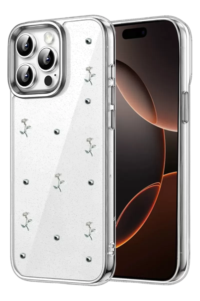 Apple iPhone 15 Pro Max Fiyonk Desenli Kapak - Desen 4