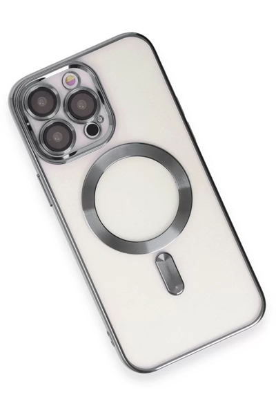 Apple iPhone 15 Pro Max Kılıf Kross Magneticsafe Kapak - Titan Gri