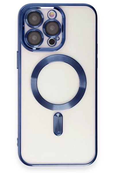 Apple iPhone 15 Pro Max Kılıf Kross Magneticsafe Kapak - Lacivert