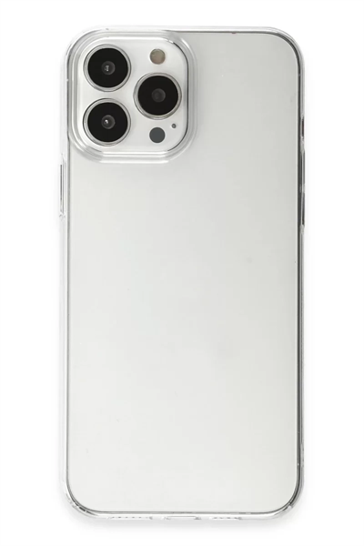 Apple iPhone 15 Pro Max Kılıf Pc Sert Şeffaf Kapak - Şeffaf