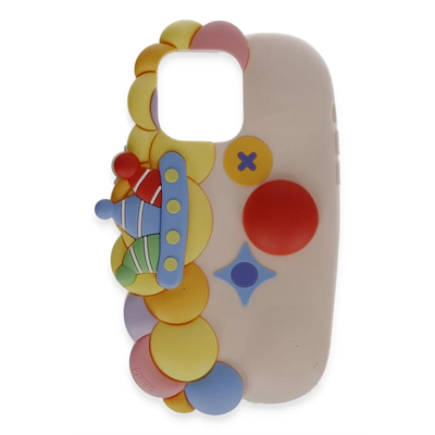 Apple iPhone 15 Pro Max Kılıf Poky Karakter Silikon Kapak - Desen 7
