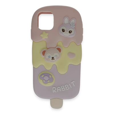 Apple iPhone 15 Pro Max Kılıf Poky Karakter Silikon Kapak - Desen 11