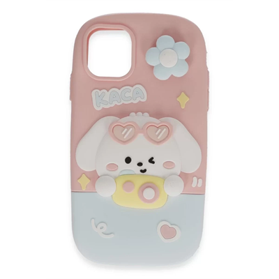 Apple iPhone 15 Pro Max Kılıf Poky Karakter Silikon Kapak - Desen 13